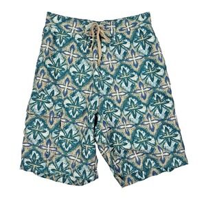 Arizona Board Shorts Mens 32 Mosaiq Swim Trunks Bohemian Pockets Drawstring‎